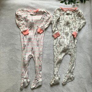 Carter's Pink and White Kids Pajamas